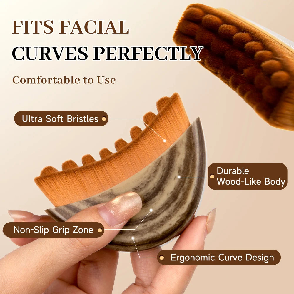 Escova de Drenagem Linfática Facial - Modelagem e Autocuidado