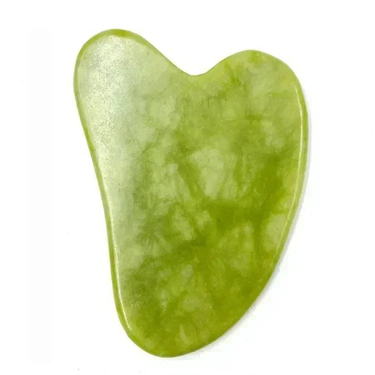 Rolo de Jade e Gua Sha Natural - Massagem Facial e Corporal