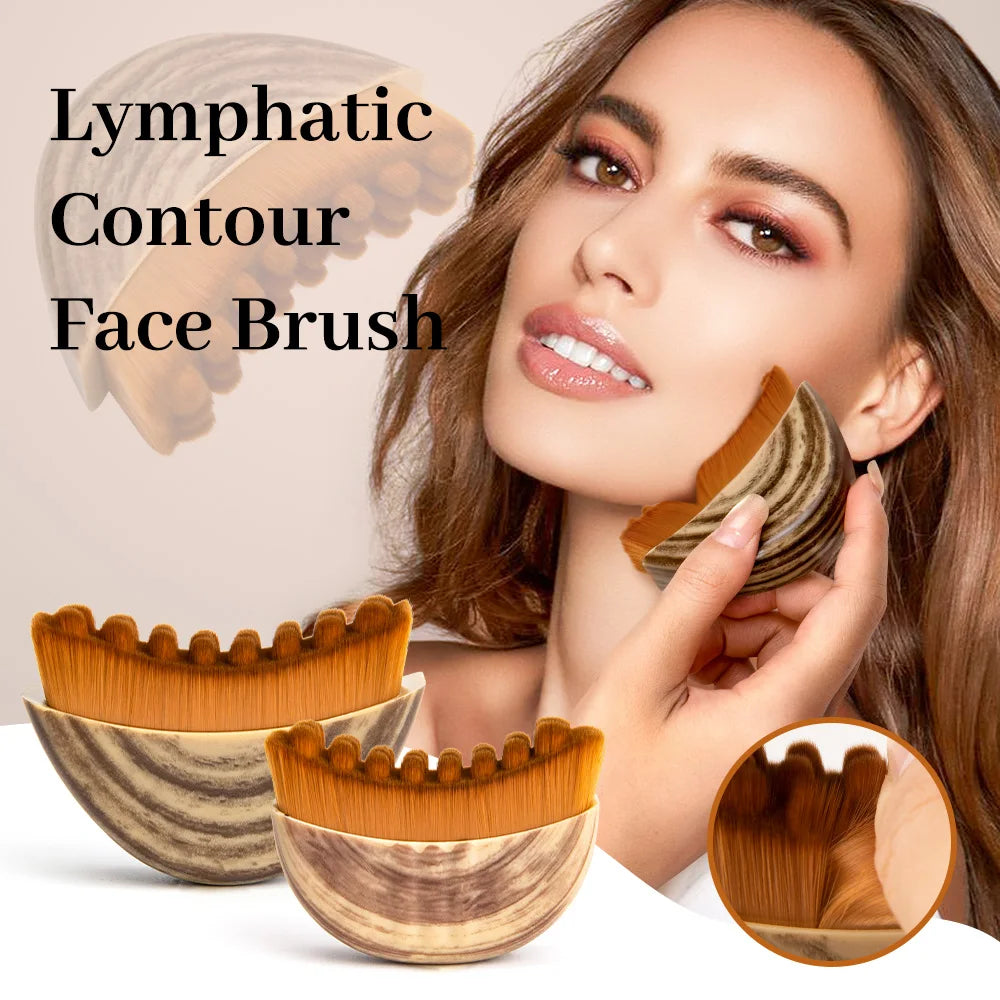 Escova de Drenagem Linfática Facial - Modelagem e Autocuidado